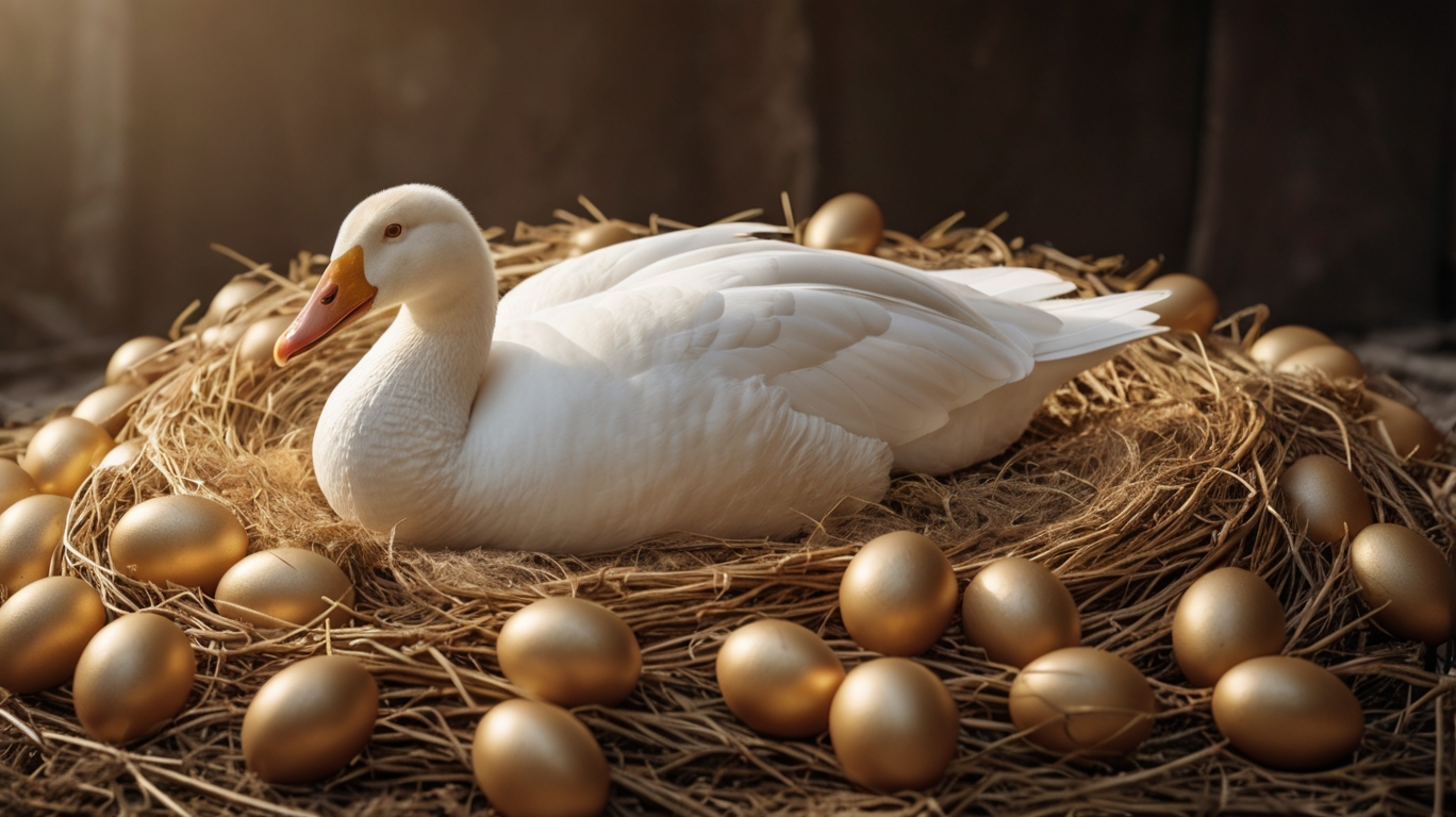 Goose with Golden Eggs